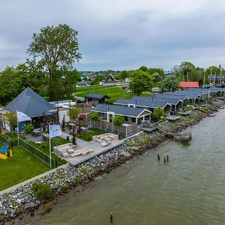 Modern On The Water Of The Markermeer *